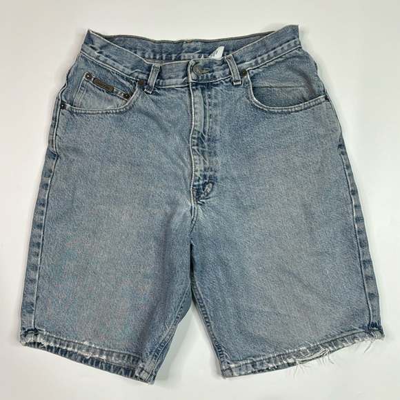 Vintage Calvin Kelin Denim Jean Shorts Size 32 90s - Picture 1 of 11